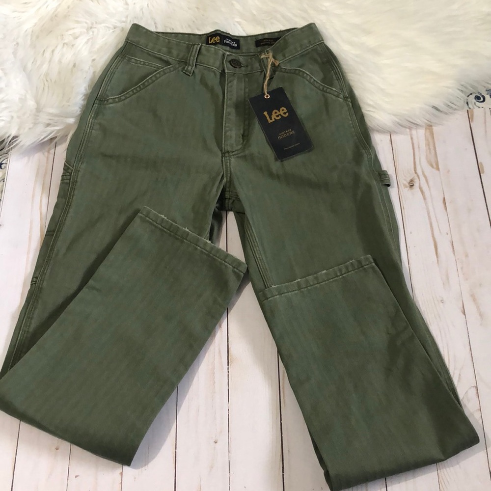 Lee Hi Rise Dungaree Ankle pants size 24